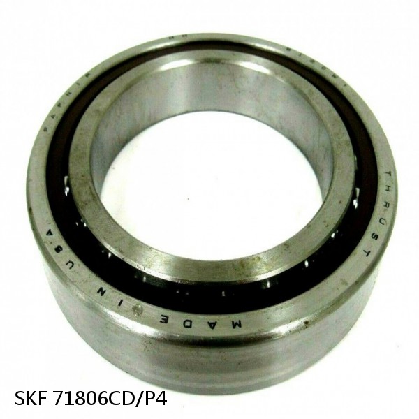 71806CD/P4 SKF Super Precision,Super Precision Bearings,Super Precision Angular Contact,71800 Series,15 Degree Contact Angle