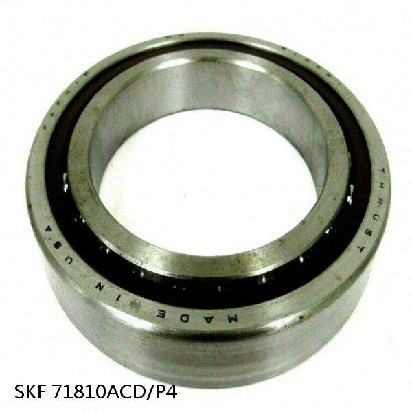 71810ACD/P4 SKF Super Precision,Super Precision Bearings,Super Precision Angular Contact,71800 Series,25 Degree Contact Angle