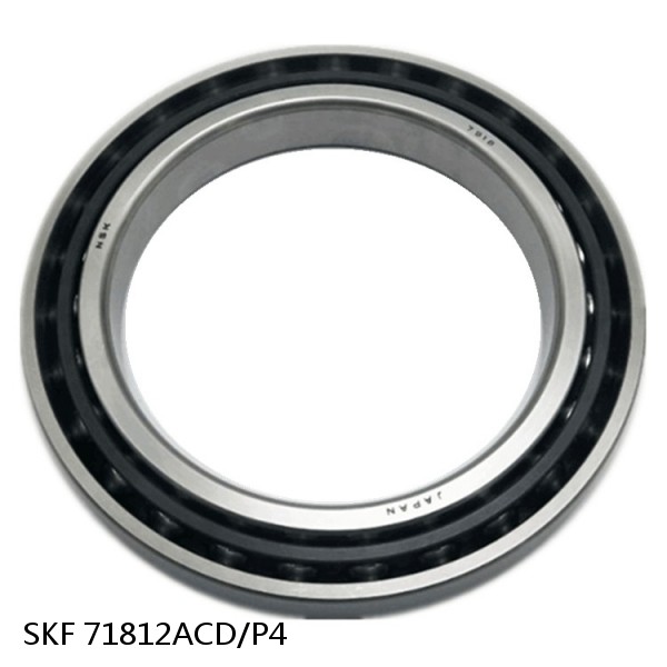 71812ACD/P4 SKF Super Precision,Super Precision Bearings,Super Precision Angular Contact,71800 Series,25 Degree Contact Angle
